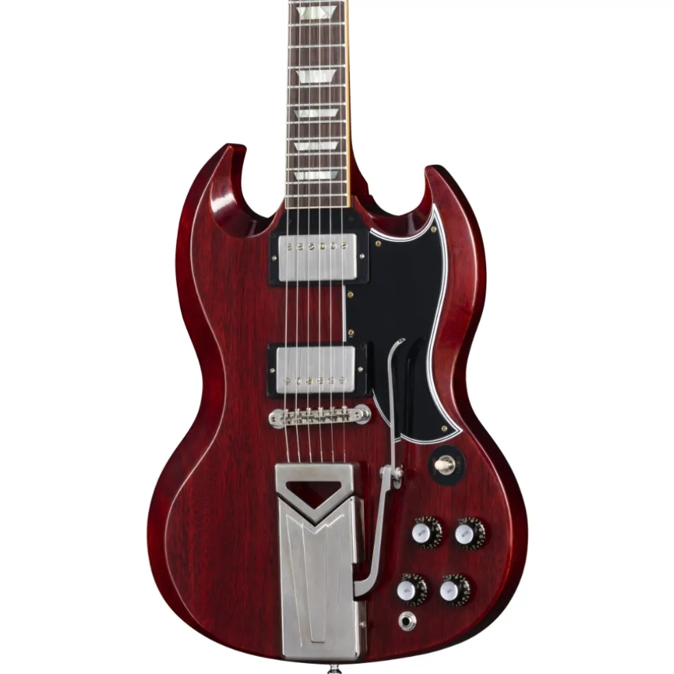 Gibson 60th Anniversary 1961 Les Paul SG Standard With Sideways Vibrola - Cherry Red