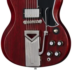Gibson 60th Anniversary 1961 Les Paul SG Standard With Sideways Vibrola - Cherry Red