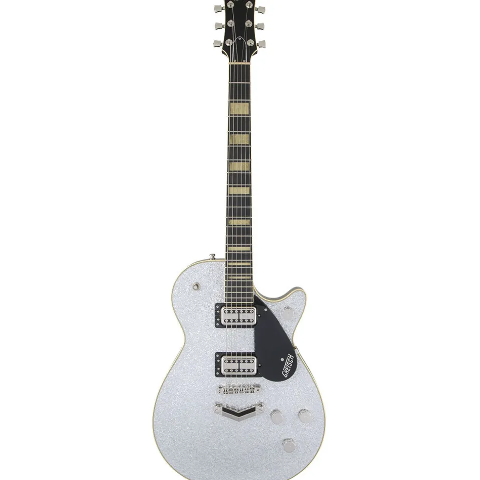 Gretsch G6229 Players Edition Jet™ BT with V-Stoptail, Rosewood Fingerboard, Silver Sparkle