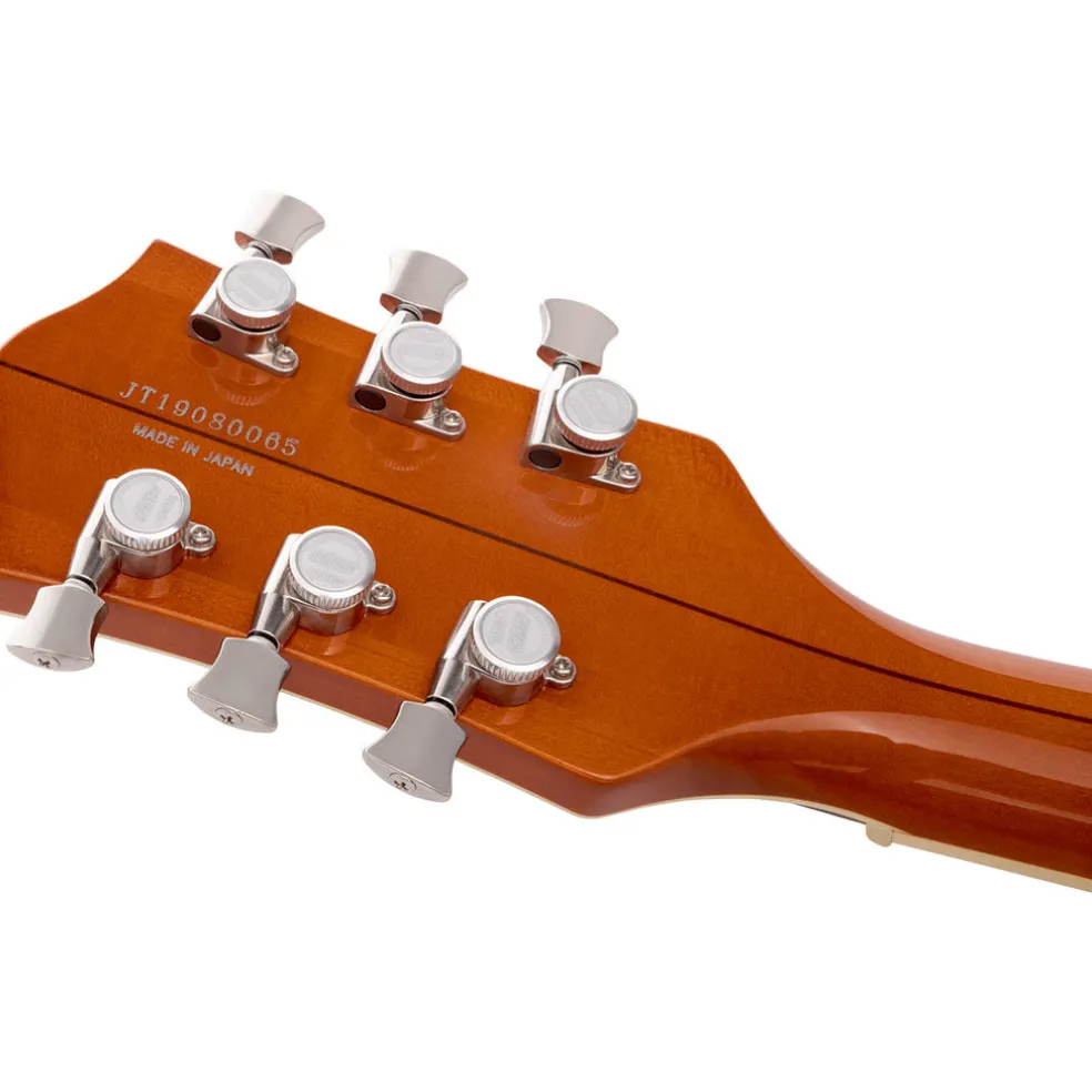 Gretsch - G6659T Players Edition Broadkaster® Jr. Center Block Single-Cut with String-Thru Bigsby®, Ebony Fingerboard, Roundup Orange