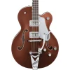 Gretsch - G6118T Players Edition Anniversary™ Hollow Body with String-Thru Bigsby® - Two-Tone Copper Metallic/Sahara Metallic