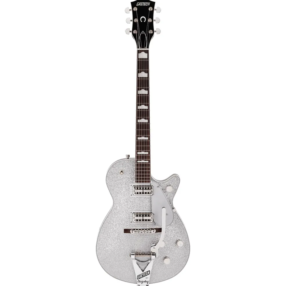 Gretsch - G6129T-89 Vintage Select 89 Sparkle Jet™ with Bigsby® - Rosewood Fingerboard - Silver Sparkle