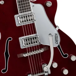 Gretsch - G6119T-ET Players Edition Tennessee Rose™ Electrotone Hollow Body with String-Thru Bigsby® - Dark Cherry Stain