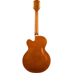 Gretsch - G6120TG-DS Players Edition Nashville® Hollow Body DS with String-Thru Bigsby® and Gold Hardware - Roundup Orange