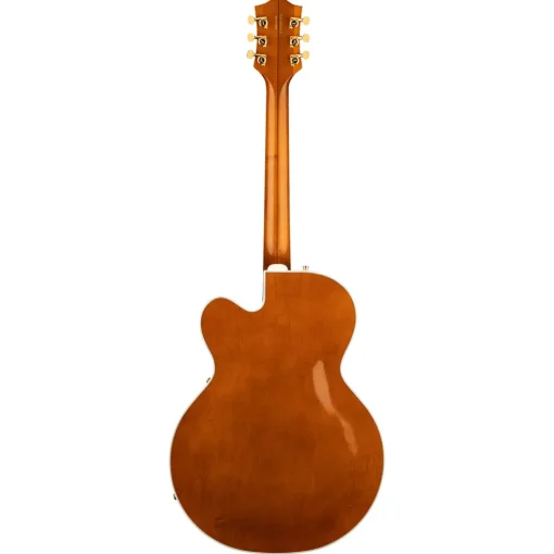 Gretsch - G6120TG-DS Players Edition Nashville® Hollow Body DS with String-Thru Bigsby® and Gold Hardware - Roundup Orange