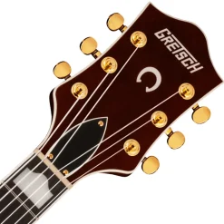 Gretsch - G6120TG-DS Players Edition Nashville® Hollow Body DS with String-Thru Bigsby® and Gold Hardware - Roundup Orange