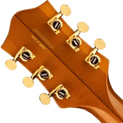 Gretsch - G6120TG-DS Players Edition Nashville® Hollow Body DS with String-Thru Bigsby® and Gold Hardware - Roundup Orange