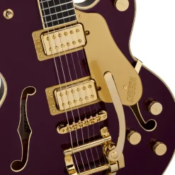 Gretsch Broadkaster Jr LX Center Block with String Thru Bigsby Ebony Fingerboard Blackberry