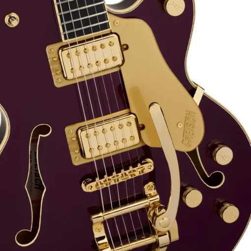 Gretsch Broadkaster Jr LX Center Block with String Thru Bigsby Ebony Fingerboard Blackberry