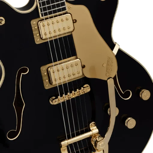 Gretsch Broadkaster LX Center Block with String Thru Bigsby Ebony Fingerboard Black