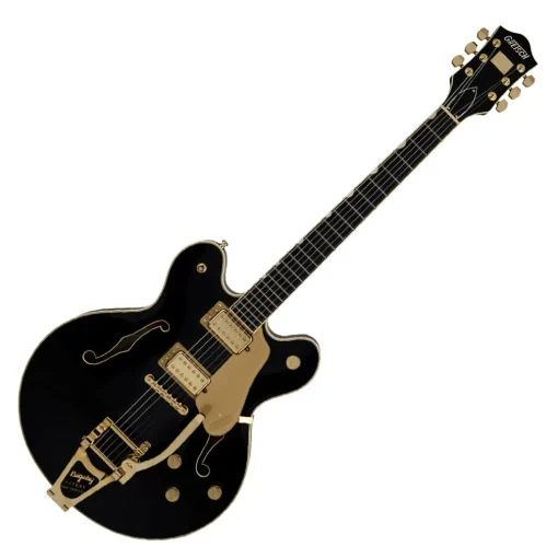 Gretsch Broadkaster LX Center Block with String Thru Bigsby Ebony Fingerboard Black
