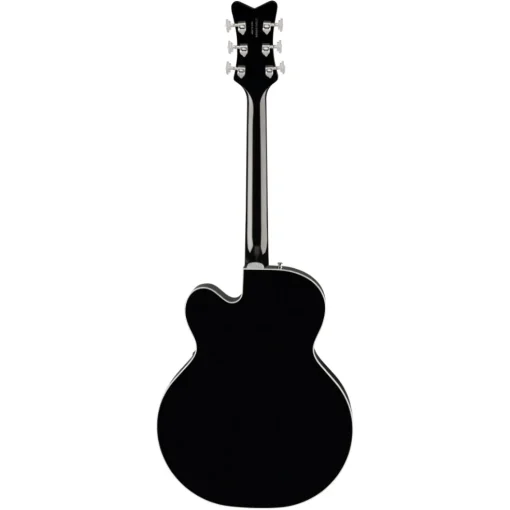 Gretsch Falcon Hollow Body Ebony Fingerboard with String-Thru Bigsby® and Chrome Hardware - Black