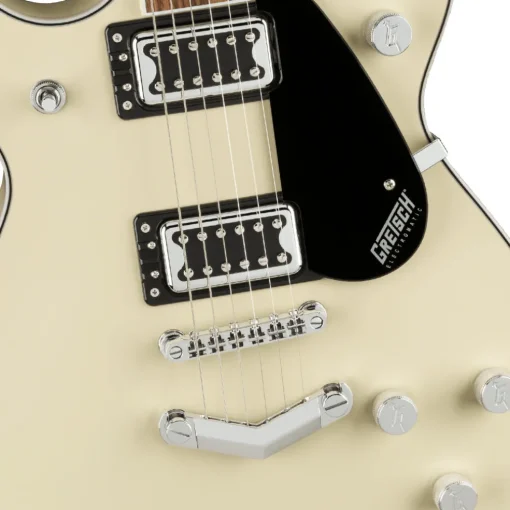 Gretsch G5222 Electromatic® Double Jet™ BT with V-Stoptail, Laurel Fingerboard, Vintage White