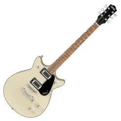 Gretsch G5222 Electromatic® Double Jet™ BT with V-Stoptail, Laurel Fingerboard, Vintage White