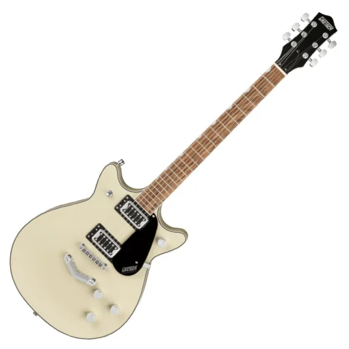 Gretsch G5222 Electromatic® Double Jet™ BT with V-Stoptail, Laurel Fingerboard, Vintage White