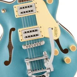 Gretsch G2655T Streamliner Center Block Jr Doublecut with Bigsby and Laurel Fingerboard - Arctic Blue