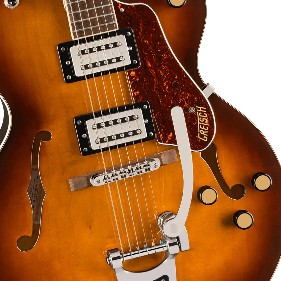 Gretsch G2420T Streamliner Hollow Body with Bigsby and Laurel Fingerboard - Robusto Burst