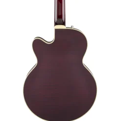 Gretsch G6659TFM Players Edition Broadkaster Junior - Tiger Flame Maple Dark Cherry Stain
