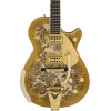 Gretsch G6134TG Limited Edition Paisley Penguin with String Thru Bigsby Ebony Fingerboard Gold Paisley