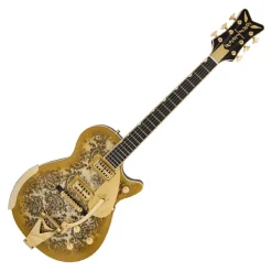 Gretsch G6134TG Limited Edition Paisley Penguin with String Thru Bigsby Ebony Fingerboard Gold Paisley
