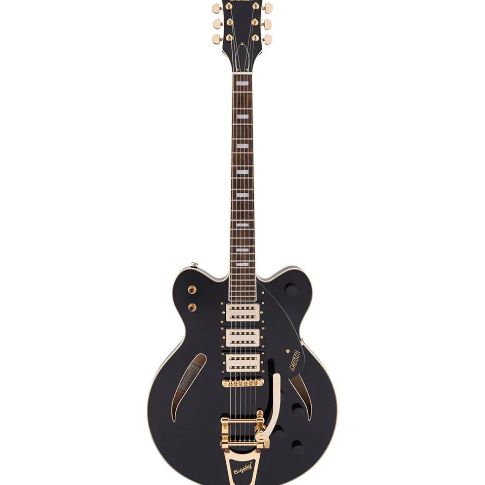 Gretsch G2627TG Streamliner™ Center Block with Bigsby® and Gold Hardware, Laurel Fingerboard, Black