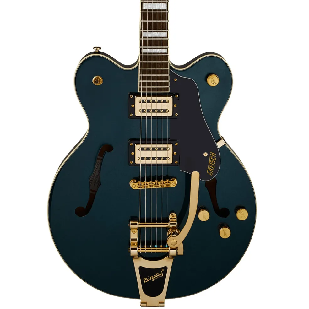 Gretsch Limited Edition G2622TG Streamliner Centre-Block Doublecut with Bigsby Electric Guitar Laurel Fingerboard BroadTron BT-3S Pickups Midnight Sapphire