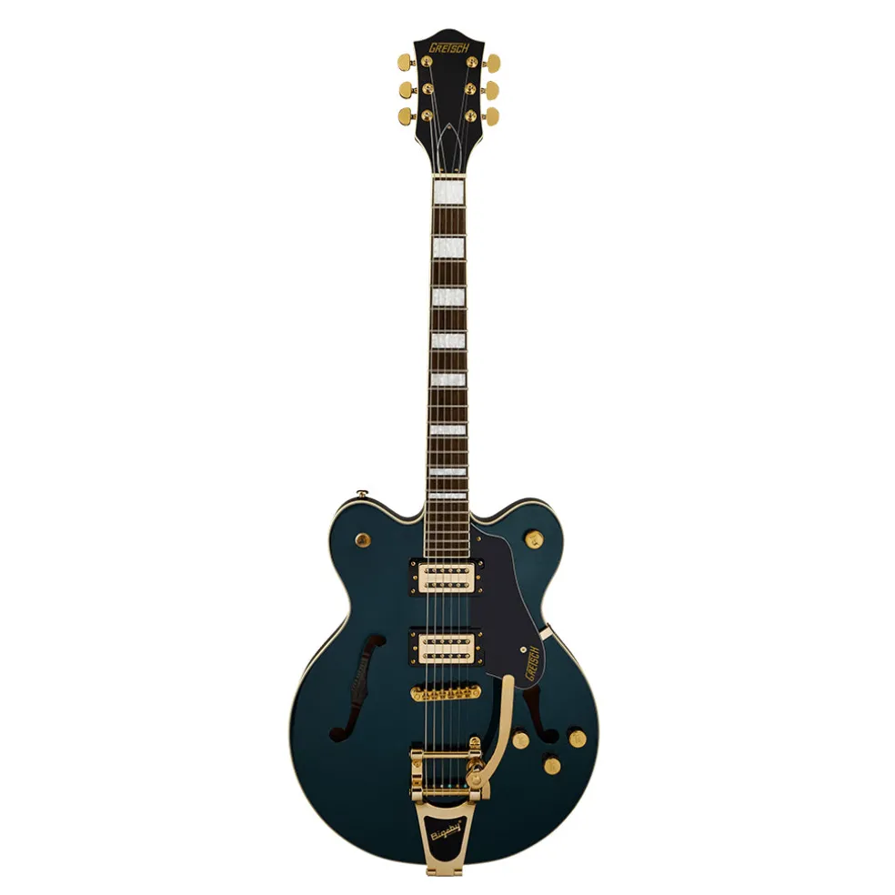 Gretsch Limited Edition G2622TG Streamliner Centre-Block Doublecut with Bigsby Electric Guitar Laurel Fingerboard BroadTron BT-3S Pickups Midnight Sapphire