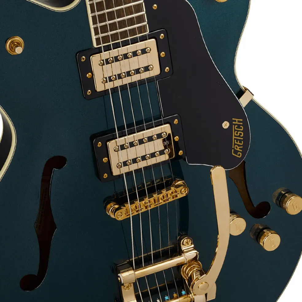 Gretsch Limited Edition G2622TG Streamliner Centre-Block Doublecut with Bigsby Electric Guitar Laurel Fingerboard BroadTron BT-3S Pickups Midnight Sapphire