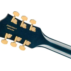 Gretsch Nashville Hollow Body Ebony Fingerboard with String Thru Bigsby and Gold Hardware - Midnight Sapphire