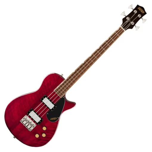 Gretsch Streamliner Jet Club Bass Single Cut and Laurel Fingerboard - Walnut Stain