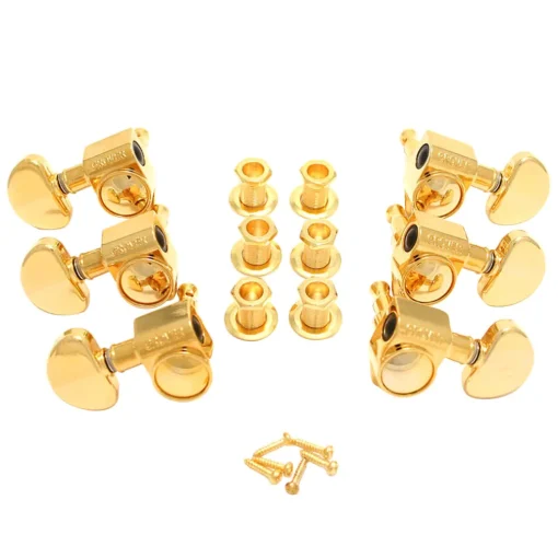 Grover GRO102G Rotomatic Acoustic/Electric Machine Heads 3-a-Side Gold