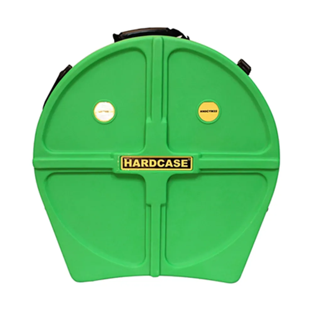 Hardcase 22" Light Green Cymbal Case With Wheels