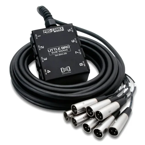 Hosa Technology Little Bro' 8X0 Sub Snake 25Ft