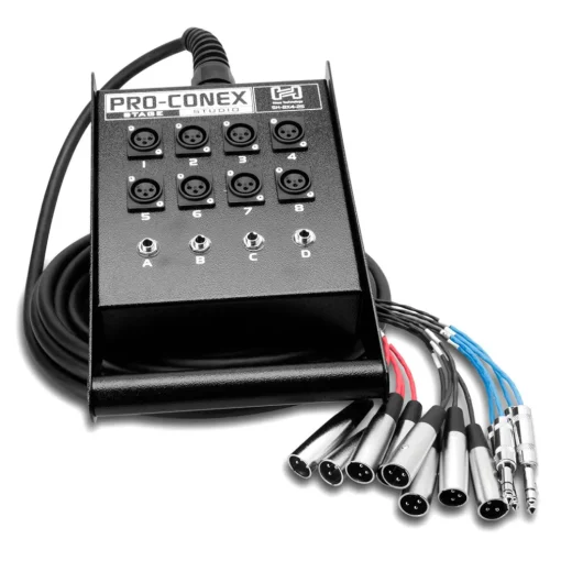 Hosa Technology Stage Box Non-Locking 8X4 50