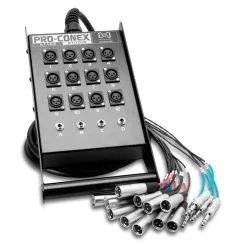 Hosa Technology Stage Box Non-Lock 12X4 25Ft