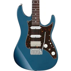 Ibanez - AZ2204N Prestige Electric Guitar with Case - Prussian Blue Metallic