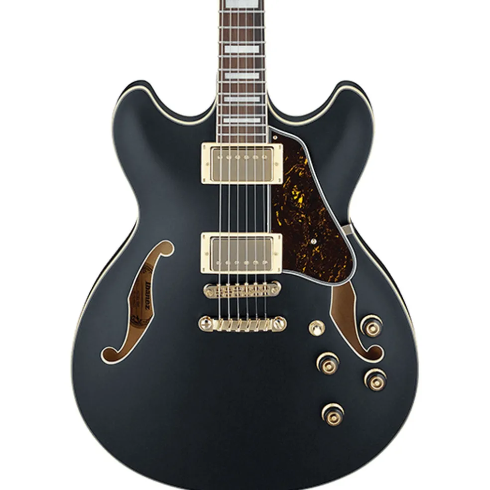 Ibanez - AS73G Artcore Electric * Missing Box * - Black Flat