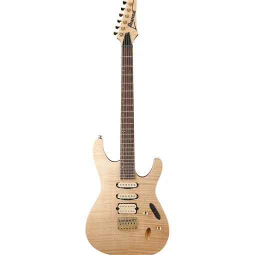 Ibanez - SEW761FM Electric Guitar - Natural Flat