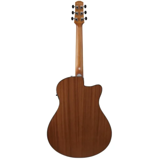 Ibanez AAM50LCE Left Handed Acoustic Guitar - Open Pore Light Brown Sunburst Top