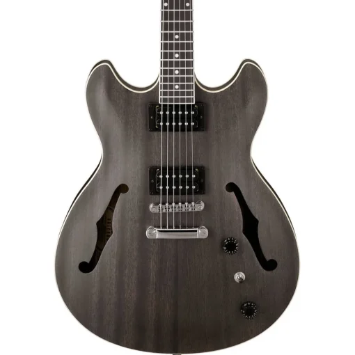 Ibanez AS53 Artcore Guitar - Transparent Black Flat