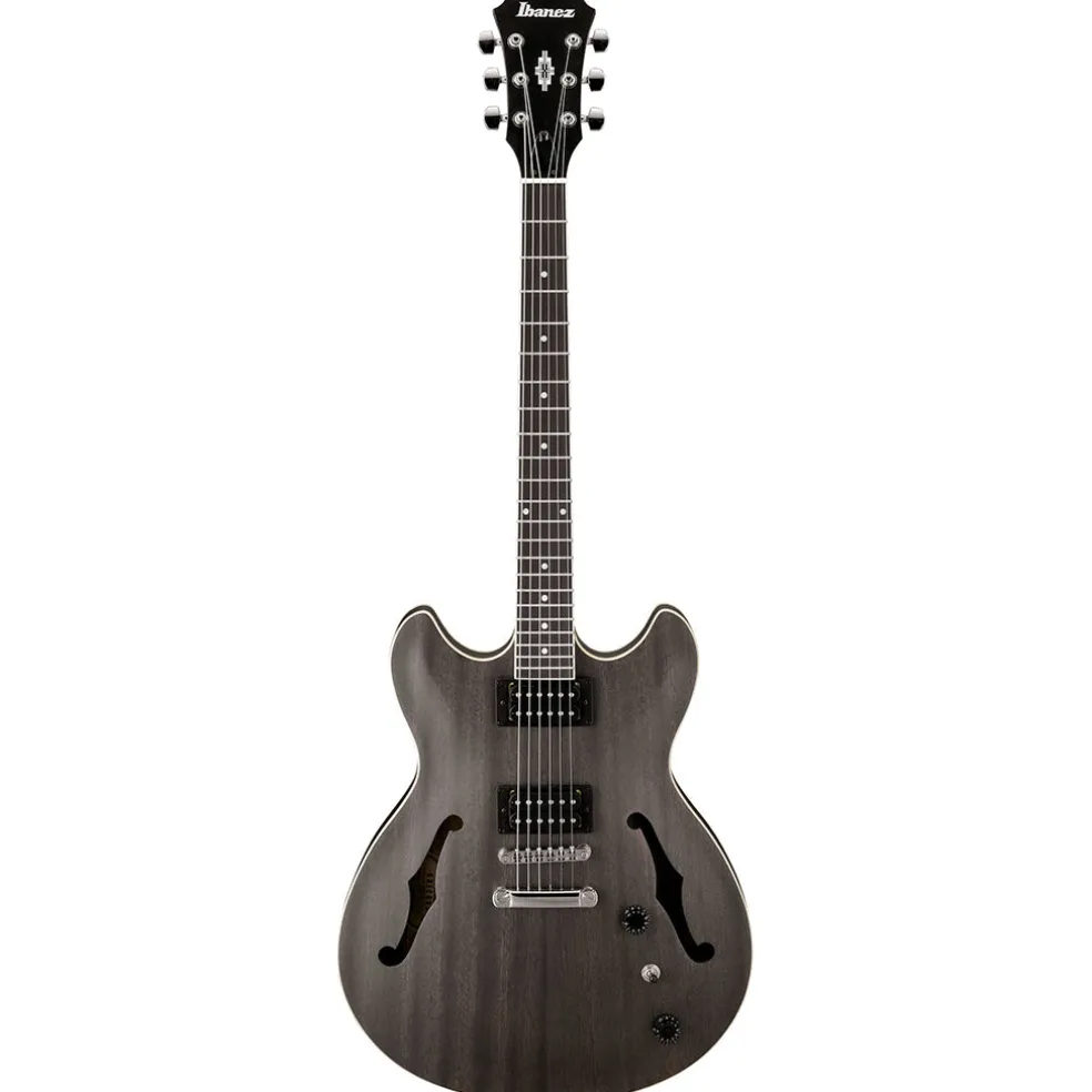 Ibanez AS53 Artcore Guitar - Transparent Black Flat