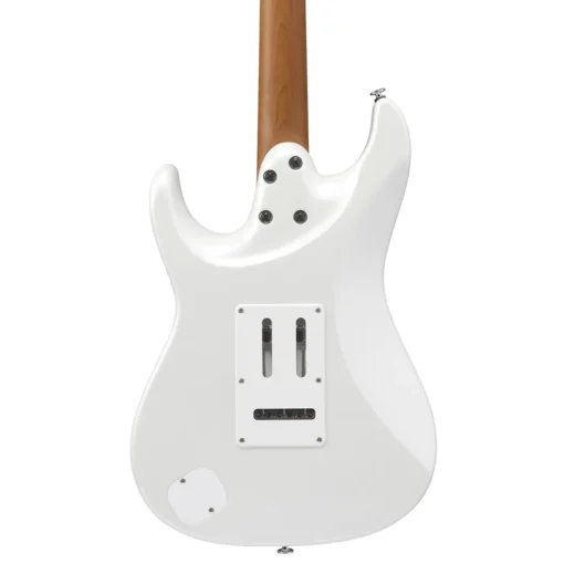 Ibanez AZ2204 Electric Guitar with Roasted Maple Fretboard and Case - Pearl White