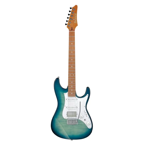 Ibanez AZ22S1F Flamed Maple Top with Jatoba Fretboard - Transparent Turquoise Burst