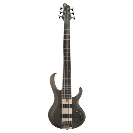 Ibanez BTB606 Transparent Gray Flat 6 String Electric Bass