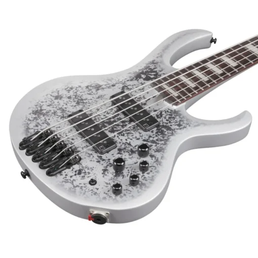 Ibanez BTB25TH5SLM 5 String Electric Bass Guitar Silver Blizzard Matte