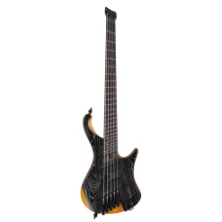 Ibanez EHB1135MS Silver Wave Black Low Gloss 5 String Electric Bass with Gig bag