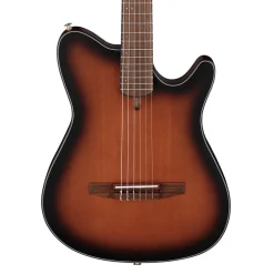 Ibanez FRH10N Brown Sunburst Flat Nylon String Guitar