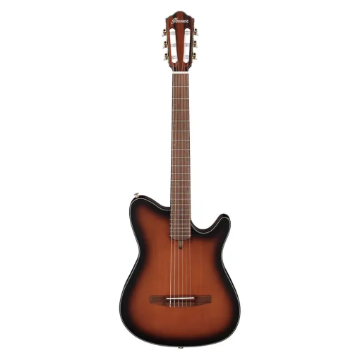 Ibanez FRH10N Brown Sunburst Flat Nylon String Guitar