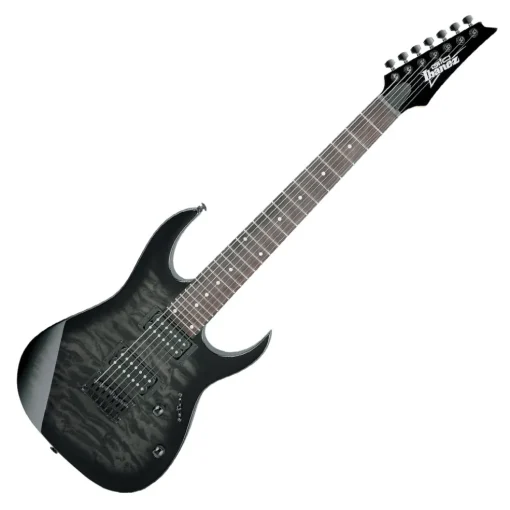 Ibanez GRG7221QA 7 String - Transparent Black Sunburst