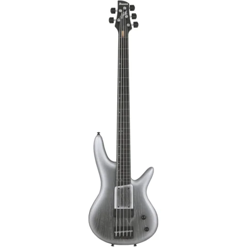 Ibanez GWB25THSWF 5 String Electric Bass Guitar Silver Wave Burst Flat